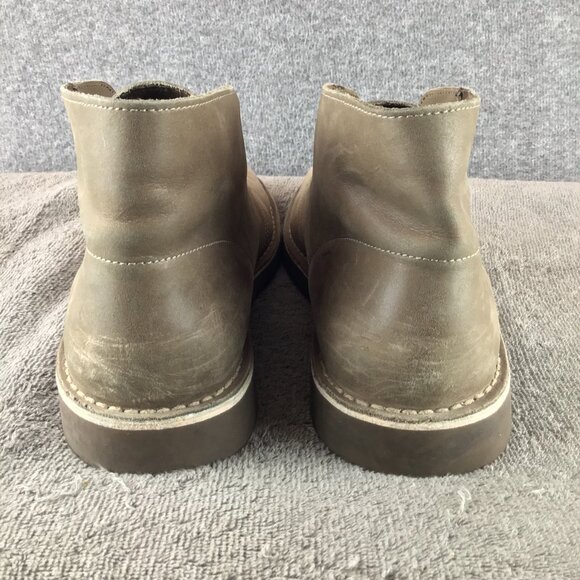 Clarks Bushacre Desert Distressed Chukka Boots Mens Sz 12M Greige - Picture 8 of 11